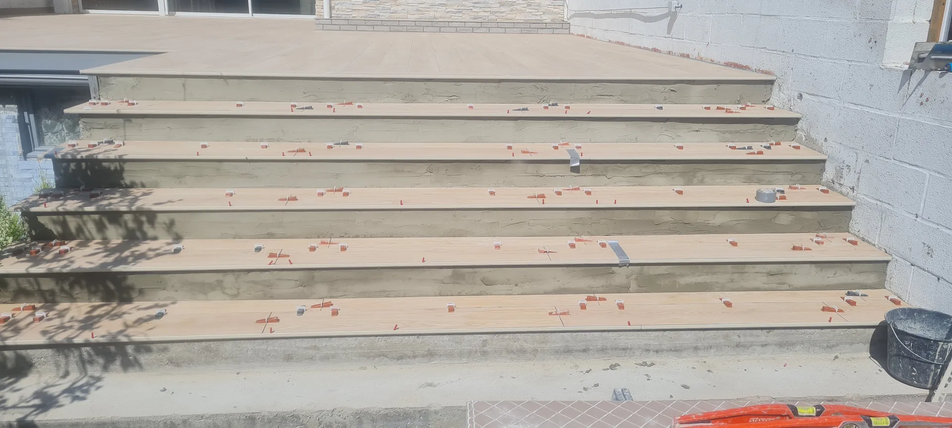 Escalier maçonné - Vicari Fils
