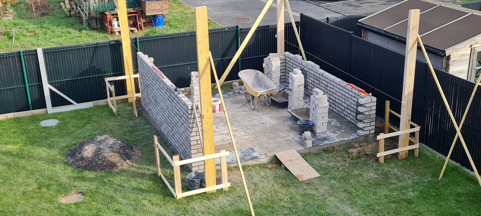 Construction cabane de jardin - Vicari Fils